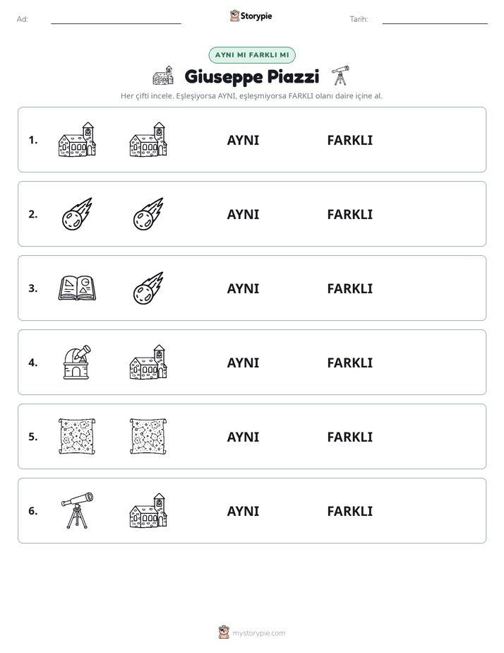 Aynı mı Farklı mı
