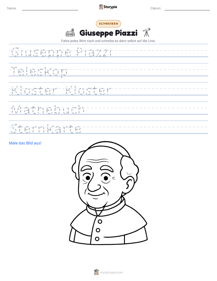 Schreibübung