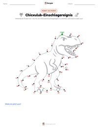 Chicxulub-Einschlagereignis druckbare Arbeitsblatt Vorschau