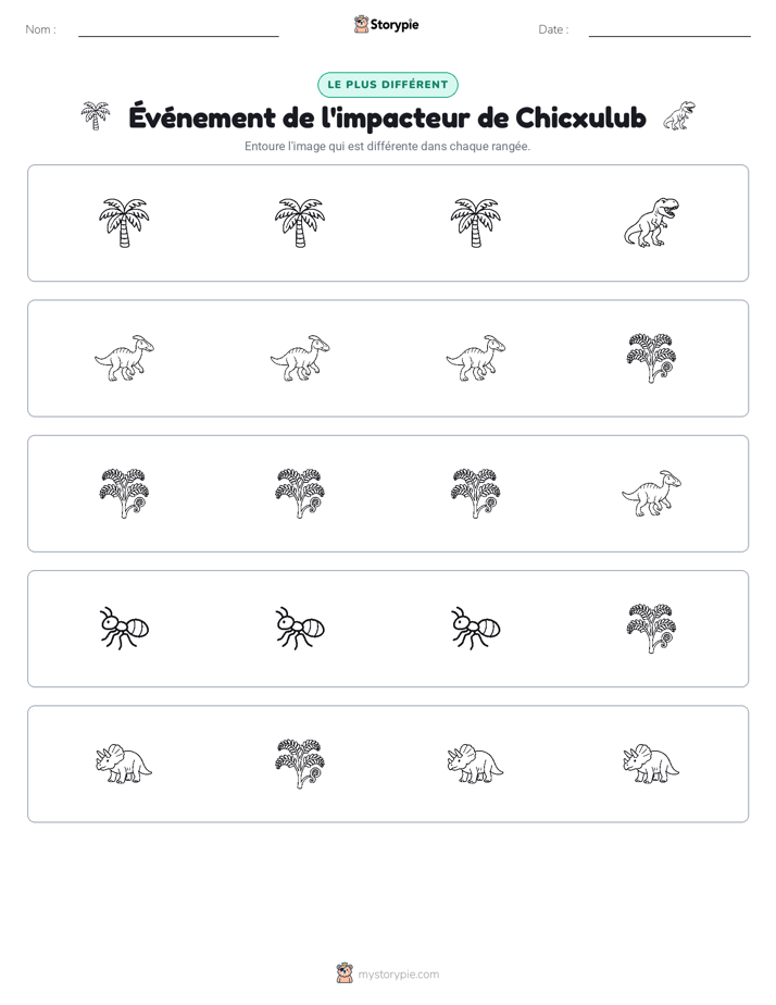 Celui qui ne correspond pas