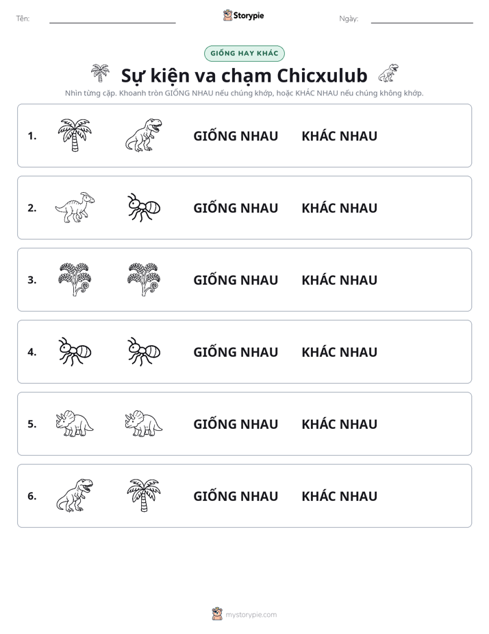 Giống Hay Khác