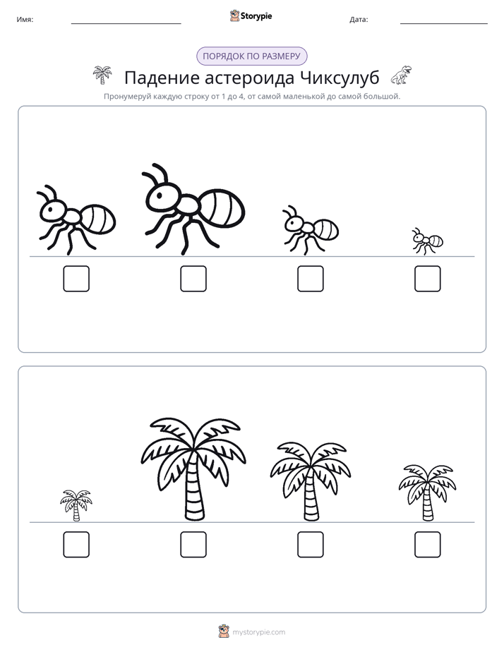 Размеры в порядке