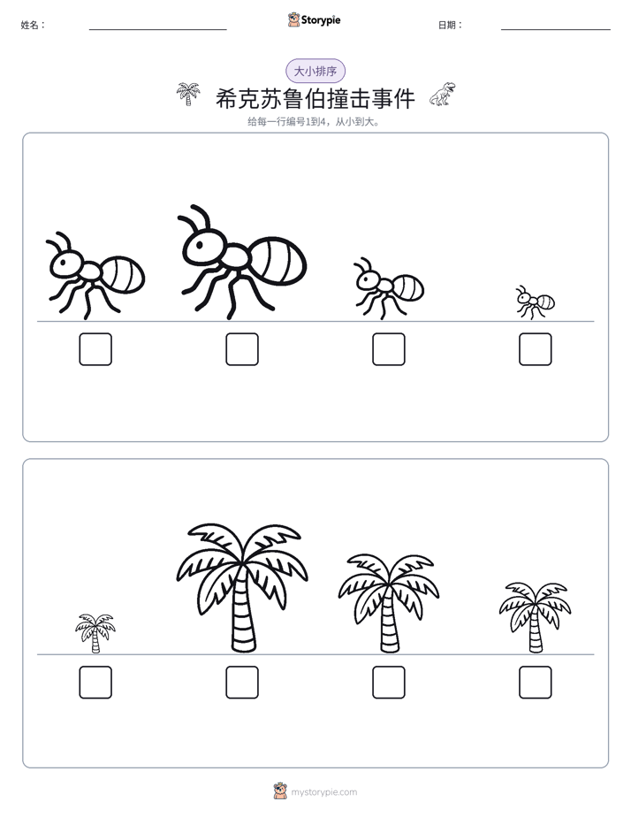 大小排序