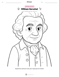 William Herschel yazdırılabilir çalışma sayfası önizlemesi