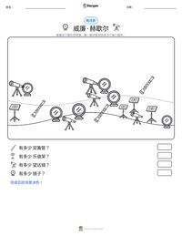 威廉·赫歇尔 可打印工作表预览
