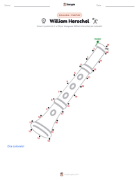 Anteprima della scheda stampabile di William Herschel