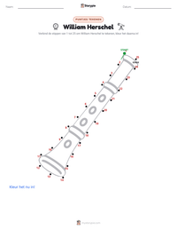 William Herschel afdrukbare werkblad voorbeeld