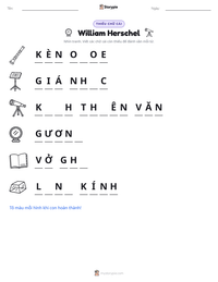 Xem trước tài liệu in sẵn William Herschel