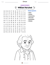Anteprima della scheda stampabile di William Herschel