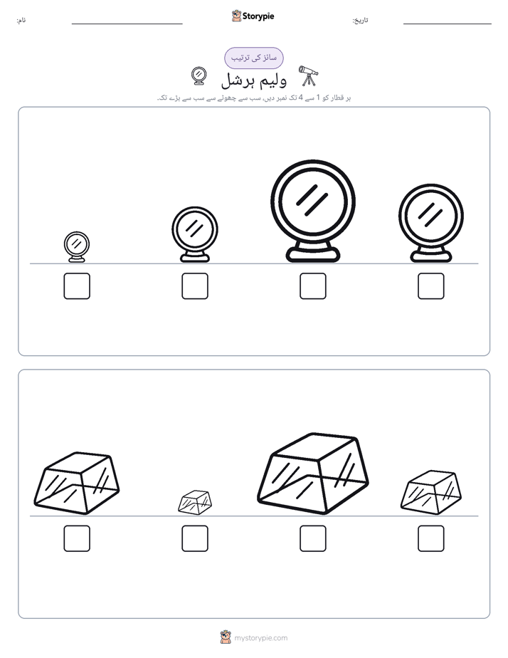 سائز کی ترتیب