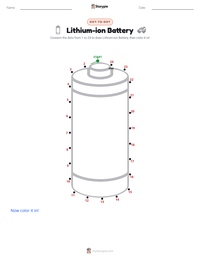 Lithium-ion Battery printable worksheet preview