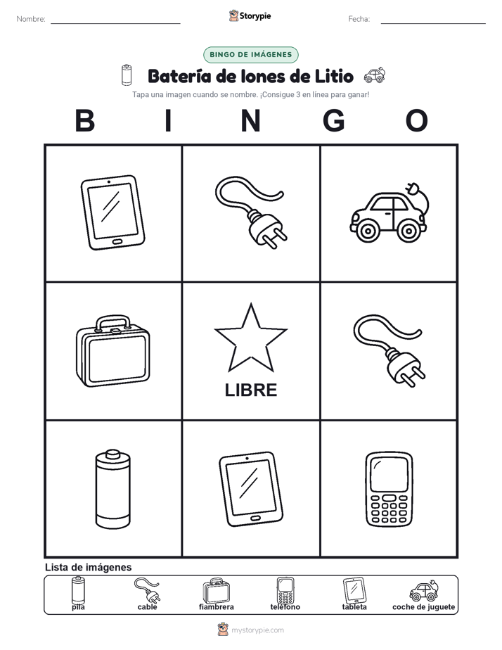 Bingo de Imágenes