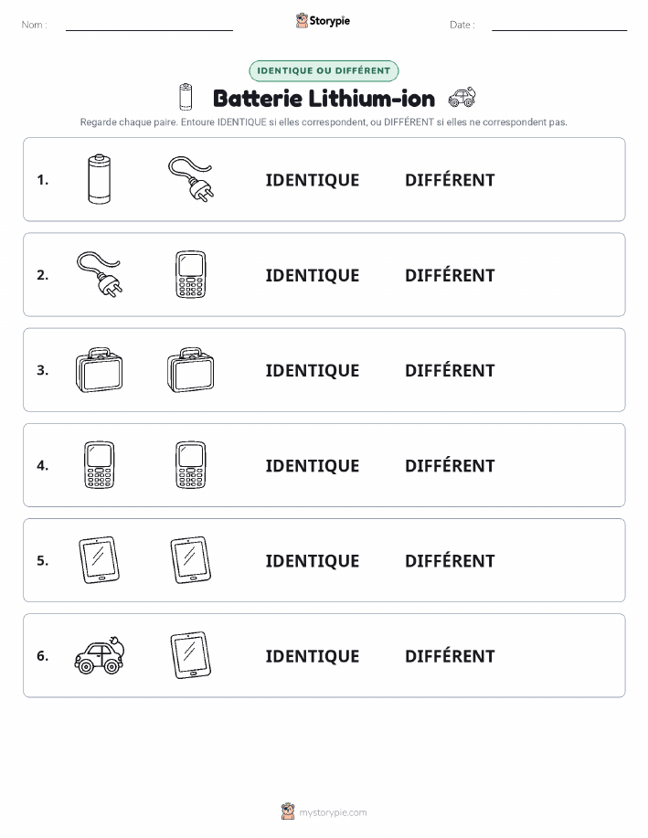 Identique ou Différent