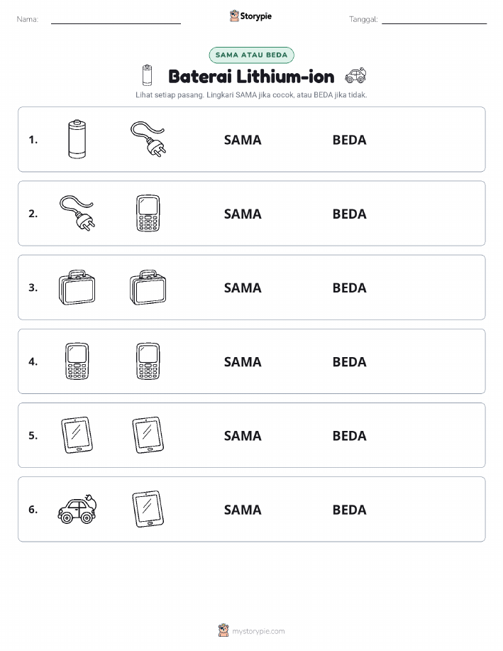 Sama atau Berbeda