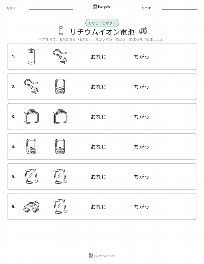 同じか違うか