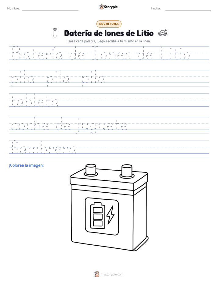 Práctica de Escritura