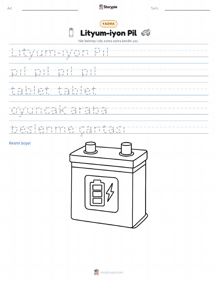 Yazma Pratiği