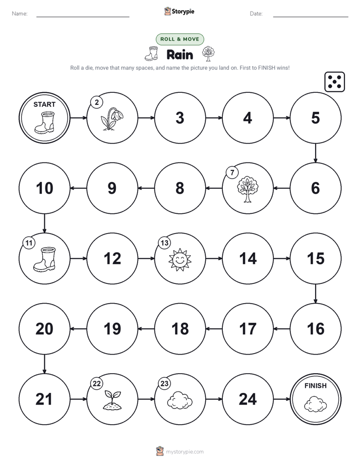 Roll & Move Game