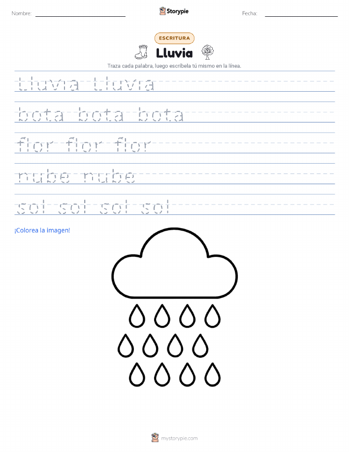 Práctica de Escritura