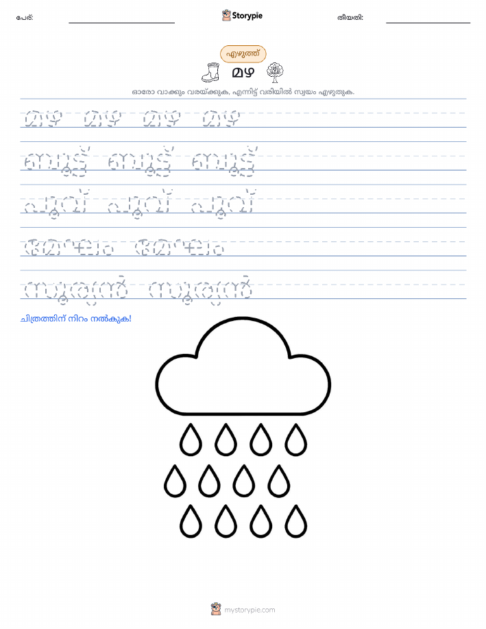 എഴുത്ത് പരിശീലനം