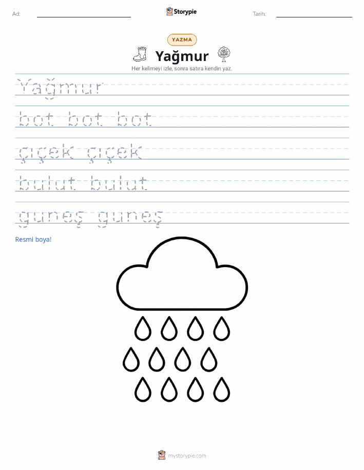 Yazma Pratiği
