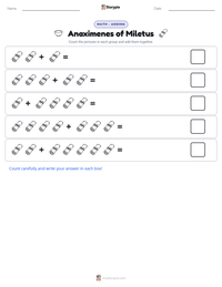 Anaximenes of Miletus printable worksheet preview