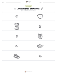 Anaximenes of Miletus printable worksheet preview