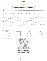 Anaximenes of Miletus printable worksheet preview