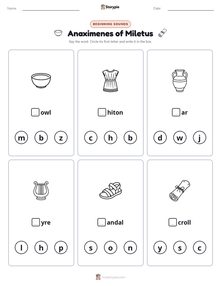Beginning Sounds
