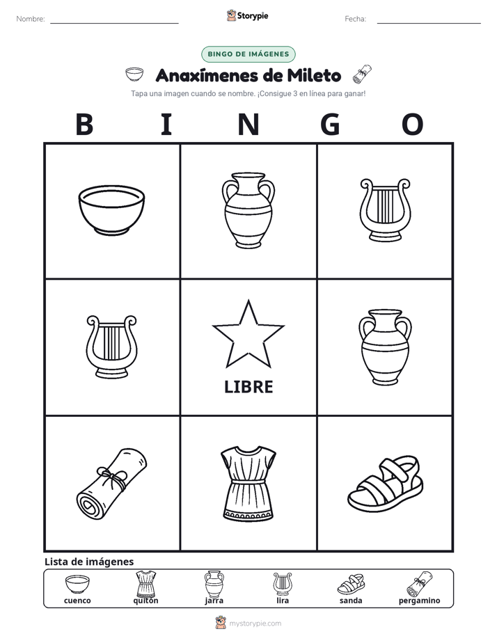 Bingo de Imágenes