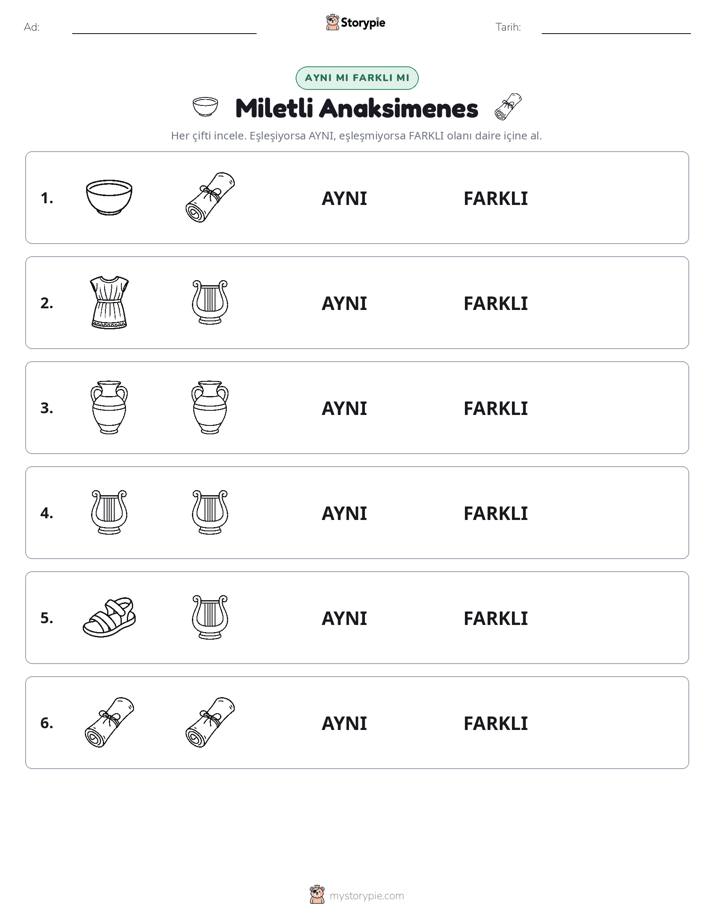 Aynı mı Farklı mı