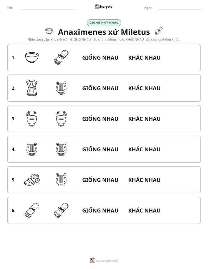 Giống Hay Khác
