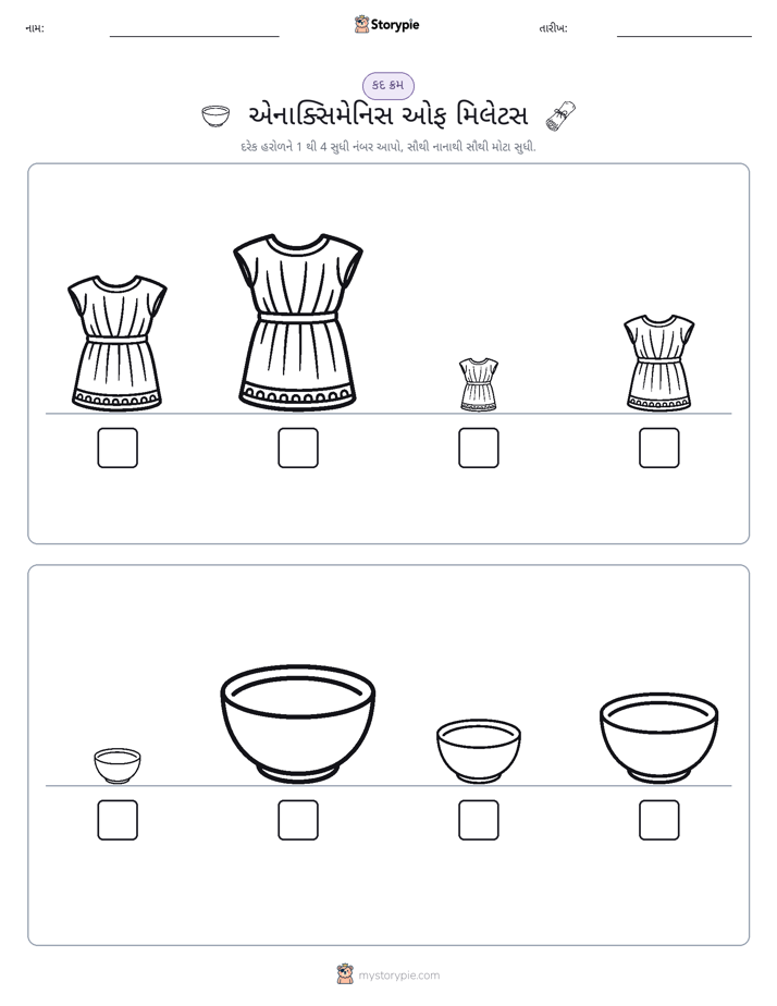 આકાર ક્રમ