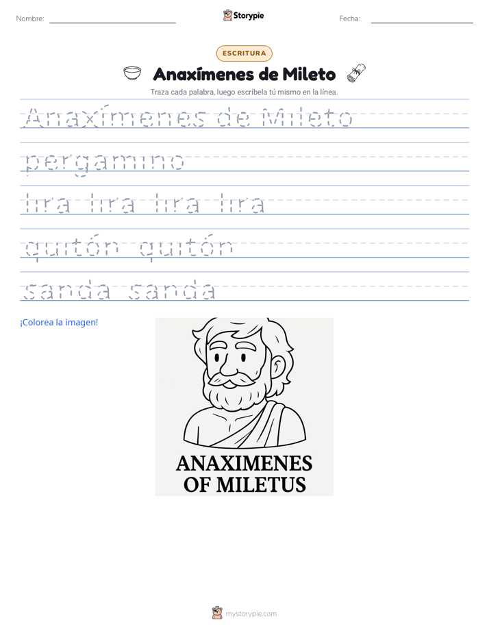 Práctica de Escritura