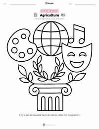 Page de coloriage Culture pour les enfants