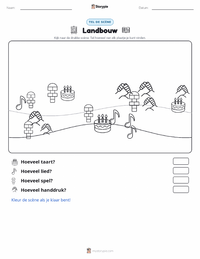 Cultuur afdrukbare werkblad voorbeeld