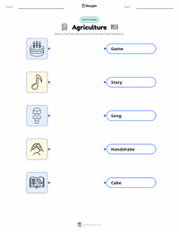 Agriculture printable worksheet for kids