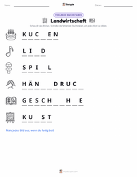 Kultur druckbare Arbeitsblatt Vorschau