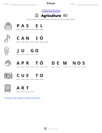 Vista previa de la hoja de trabajo imprimible de Cultura