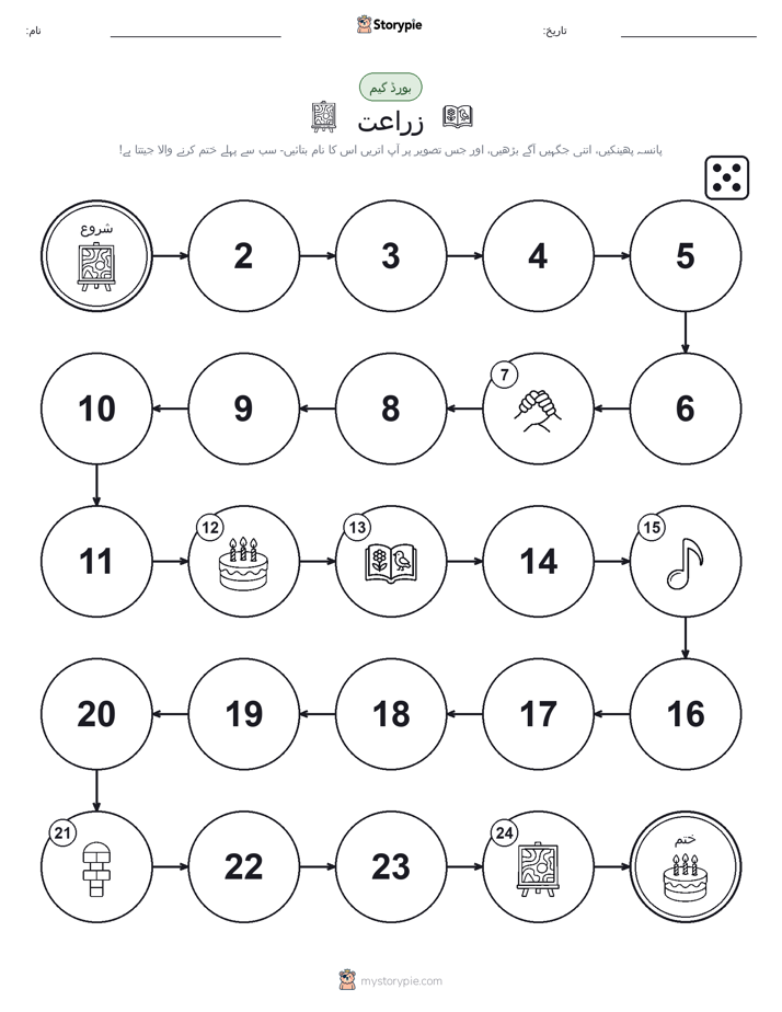 رول اور منتقل کریں کھیل