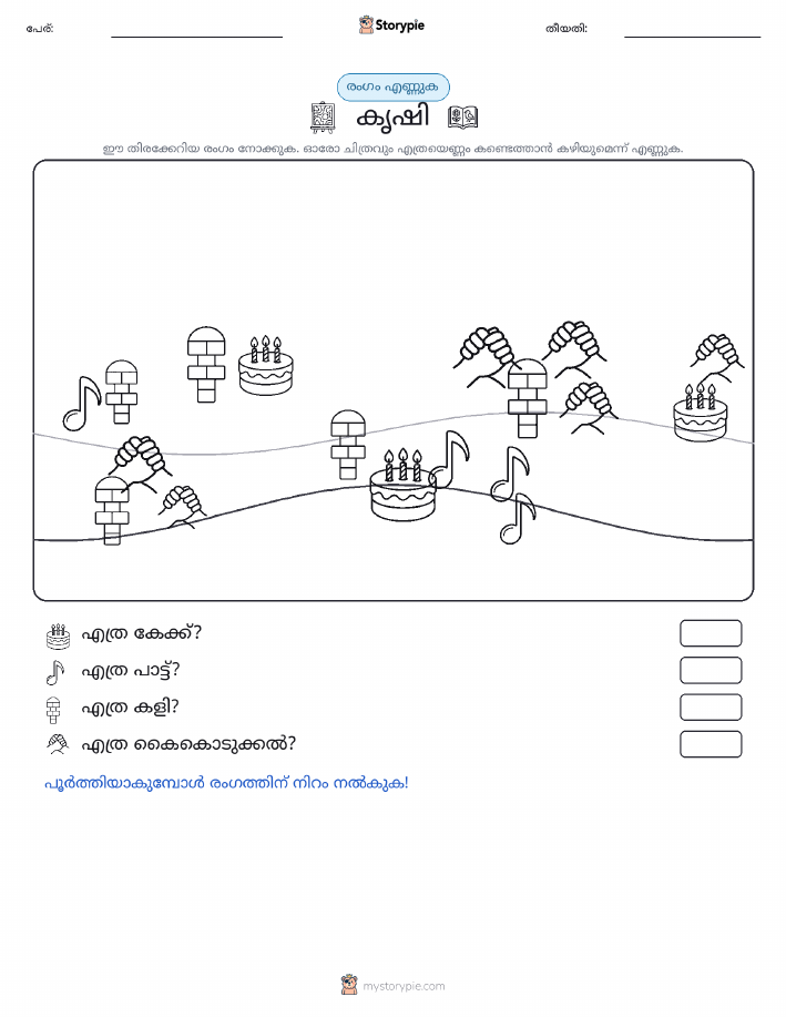എണ്ണുന്ന ദൃശ്യങ്ങൾ