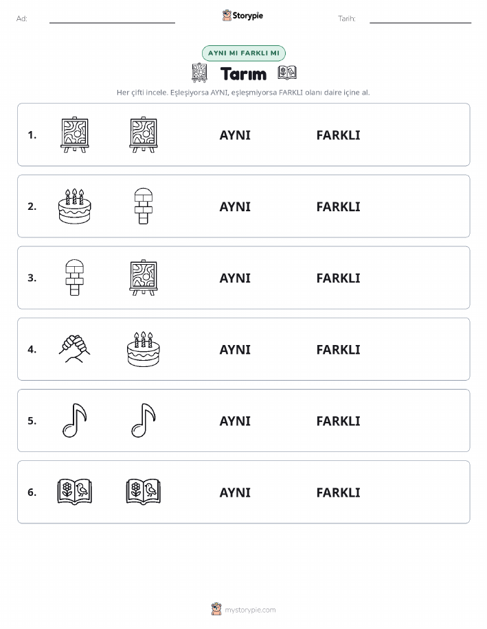 Aynı mı Farklı mı