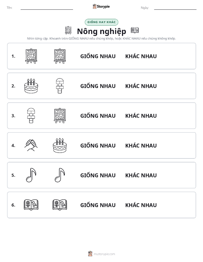 Giống Hay Khác
