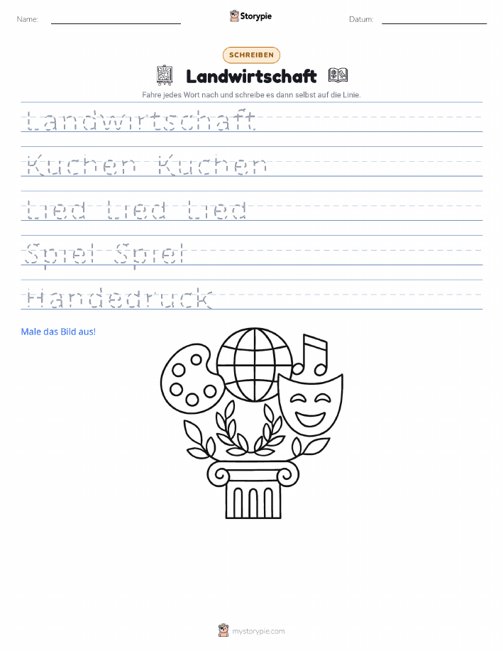 Schreibübung