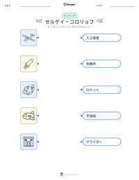 セルゲイ・コロリョフ の印刷可能ワークシートプレビュー