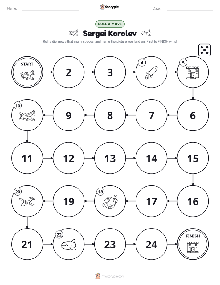 Roll & Move Game