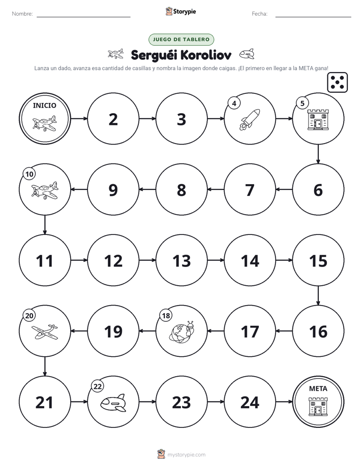 Juego de Rueda y Avanza