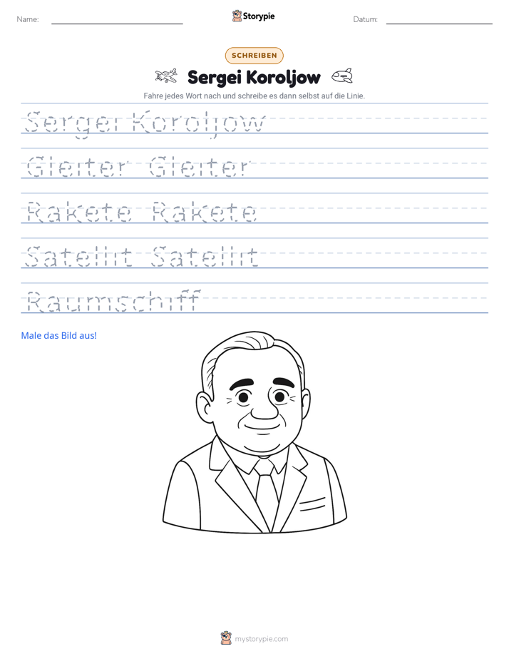 Schreibübung