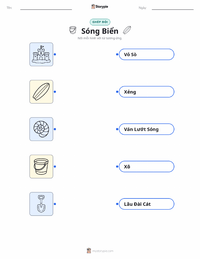 Tài liệu in sẵn Sóng biển cho trẻ em