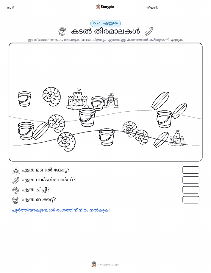 എണ്ണുന്ന ദൃശ്യങ്ങൾ
